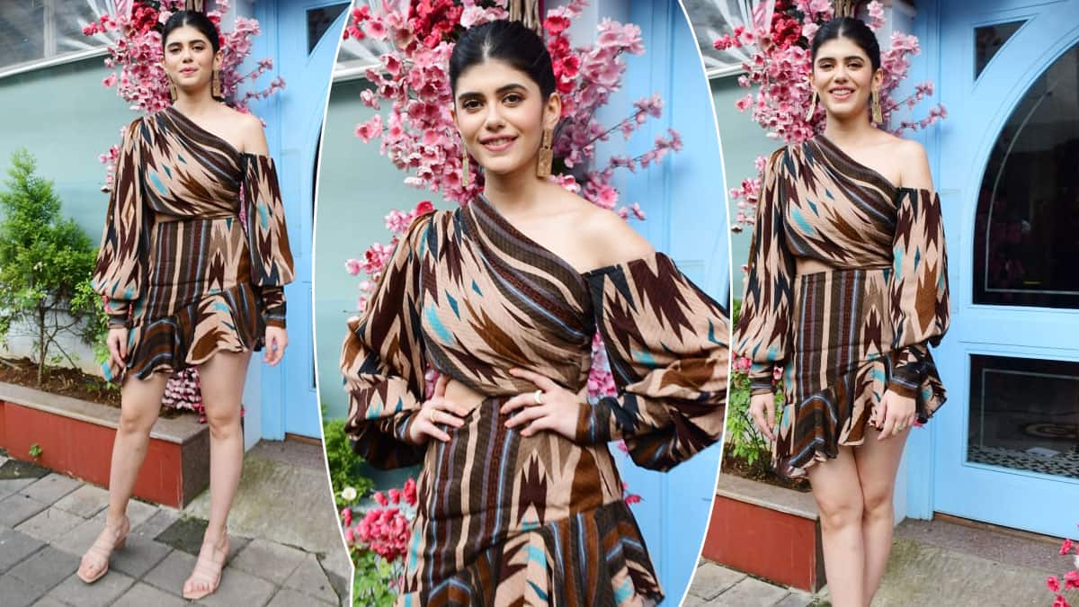 Sanjana Sanghi in Multi-Coloured Mini Dress - See PICS