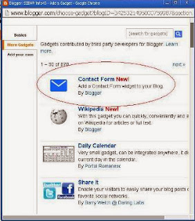 Cara Mudah Menambahkan Contact Form Di Blog