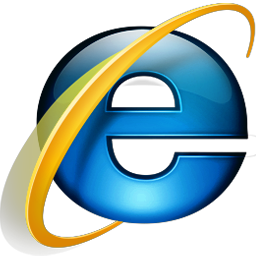 Pada Internet Explorer 8 sudah