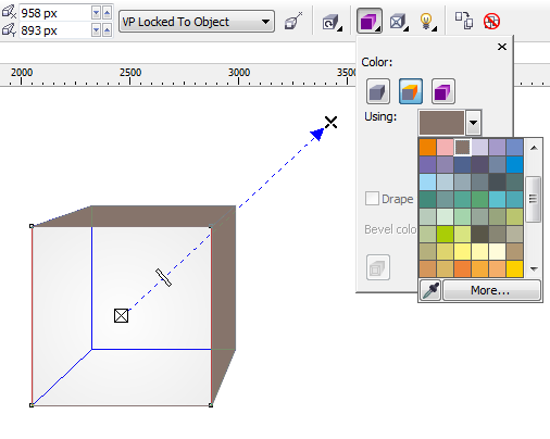 Cara Membuat Objek / Teks 3D Sederhana Di CorelDRAW 