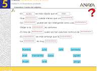 Resultado de imagen de ANAYA LOS GRADOS DE LOS ADJETIVOS