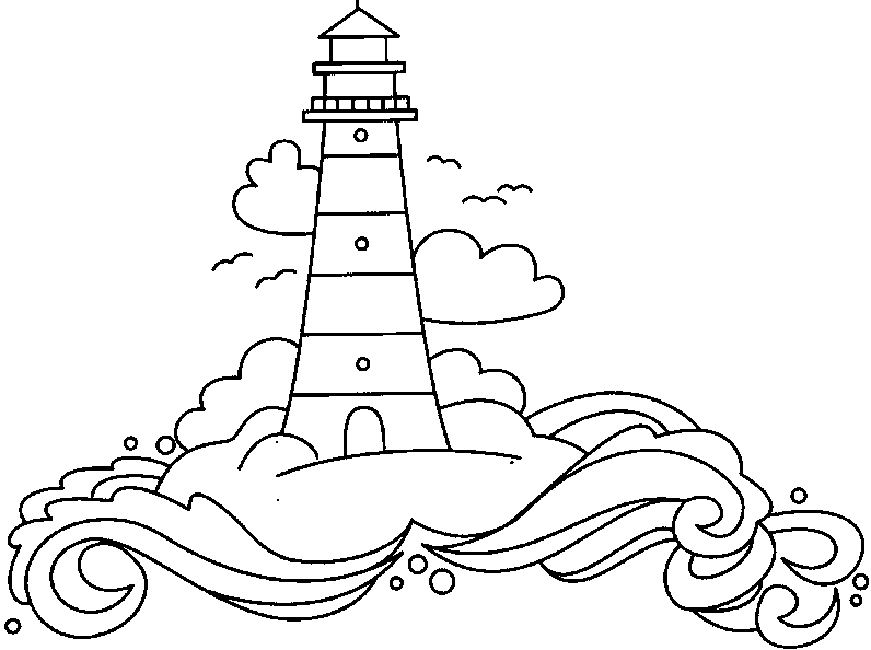 Lighthouse Coloring Pages Coloring