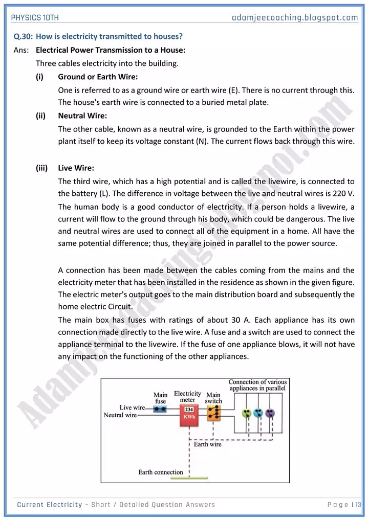 current-electricity-short-and-detailed-answer-questions-physics-10th