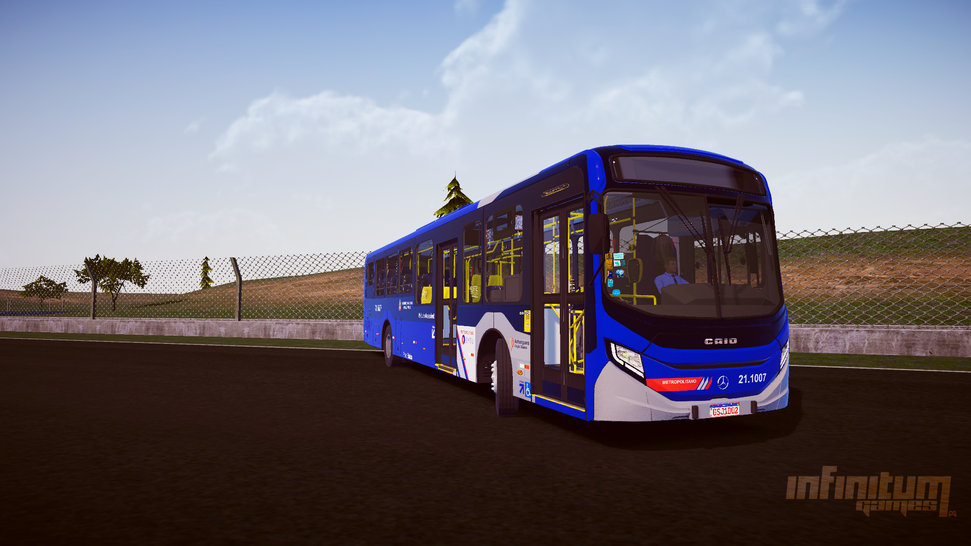 Proton bus simulator] - mod bus escolar muito detalhado, + skin