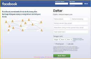 daftar facebook baru menggunakan email yahoo