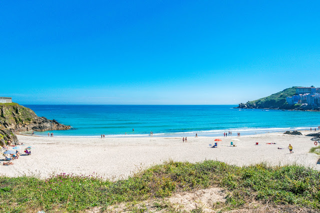 Imagen de la Playa de Canido desde el mirador