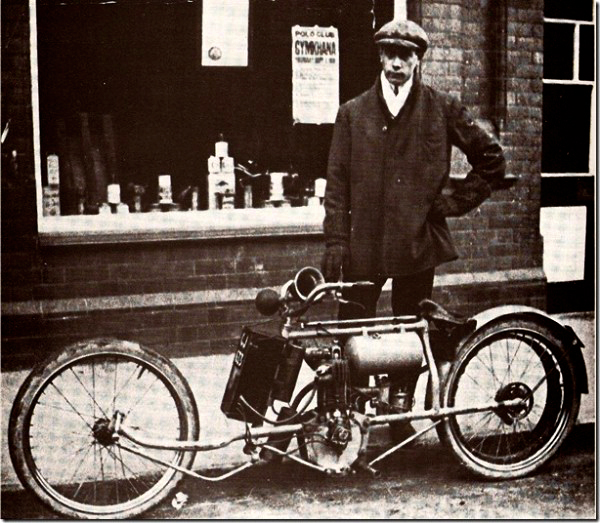 1909 Custom Vintage Motorcycle. Rare Vintage Motorycle, Custom motorcycle from 1909. Found Amongst The wonderful Vintage Vehicle collection of JUST A CAR GUY.
