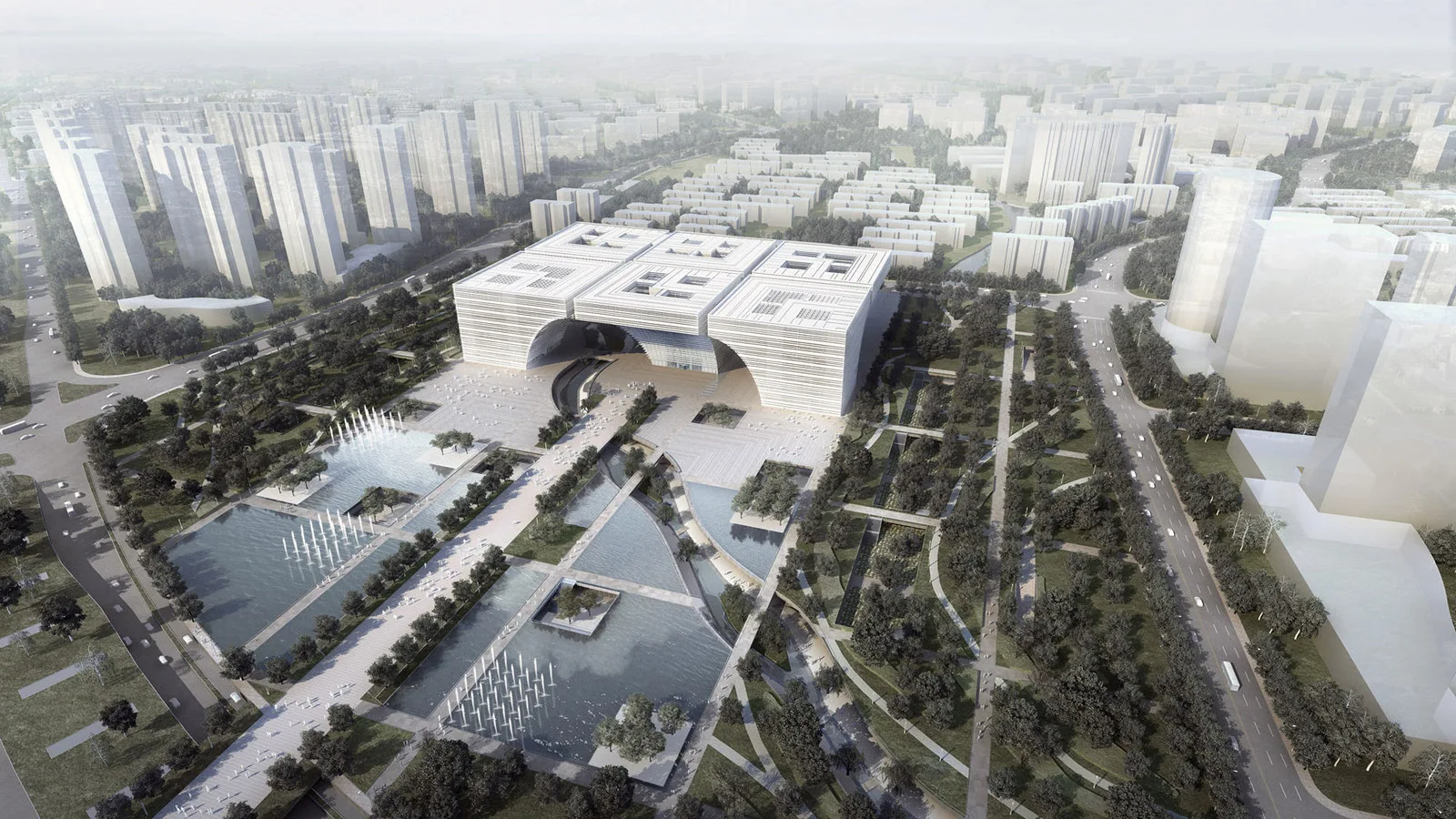 Changzhou Culture Center by gmp Architekten