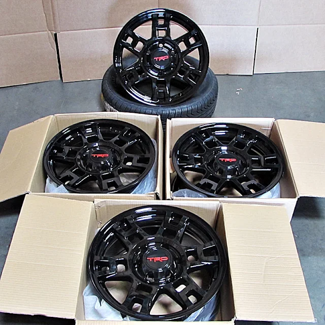 Toyota TRD Pro SEMA Black Aluminum Wheel Set of 4