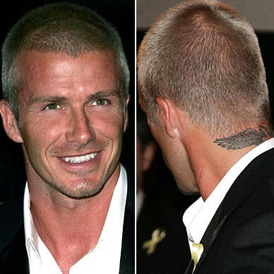 David Beckham Tattoos Chinese