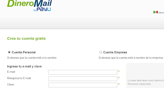 registro en DineroMail