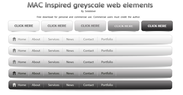 Free PSD Web UI Element