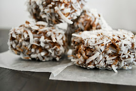 Mallow and Co: Lamington Rice Krispy Treats