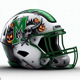 Marshall Thundering Herd Halloween Concept Helmets