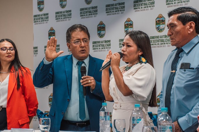 GERMÁN FLORES MEZA ASUMIÓ EL MANDATO DEL CANTÓN PASTAZA