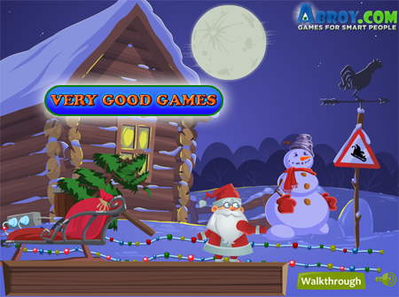 A screenshot from the Christmas game Perfect Snowman - play this Point and Click quest on the gaming blog Very Good Games