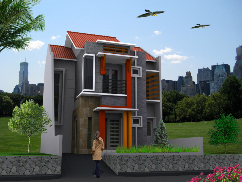 Rumah Minimalis Type 21 Tingkat - Desain Rumah Top