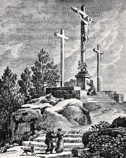 Croix du Calvaire, forêt de Fontainebleau