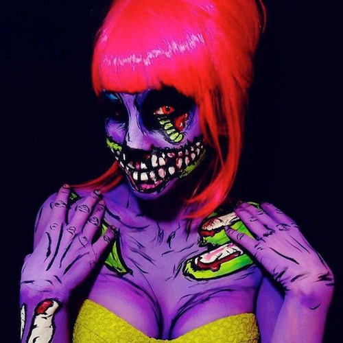 Um mundo de cores e criatividade na Body Painting de Corie Willet