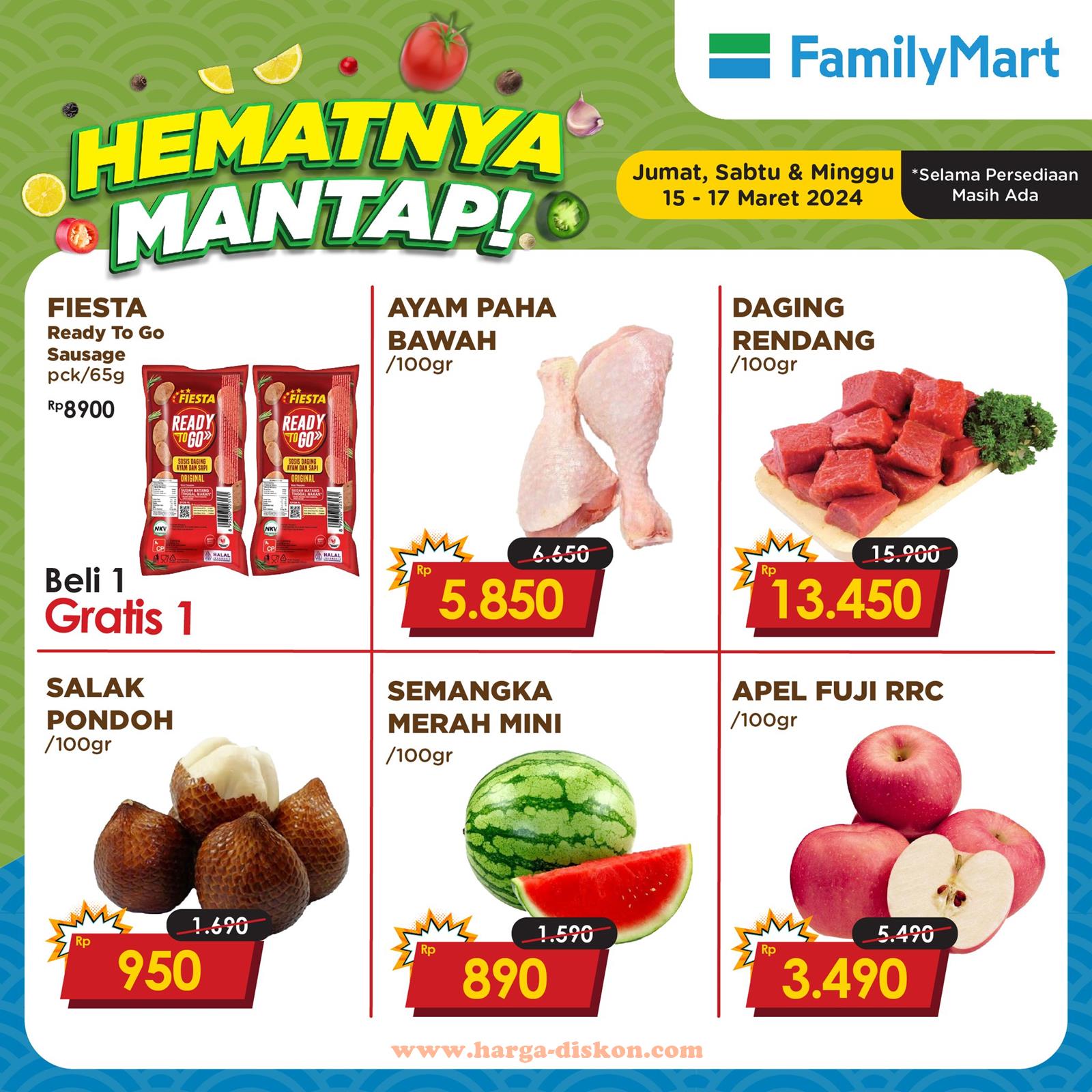 Promo Family Mart Terbaru Akhir Pekan Weekend 15 - 17 Maret2024