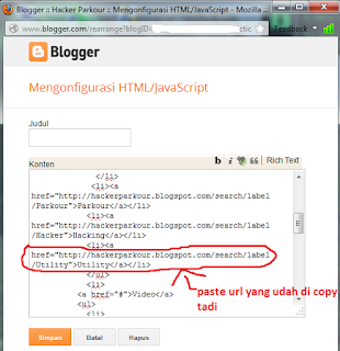 edit tata letak html/javascript