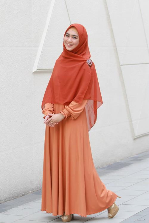 Contoh Model Baju Muslimah Syar'i 2016