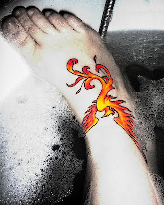 Phoenix Foot Tattoo Designs Picture 10