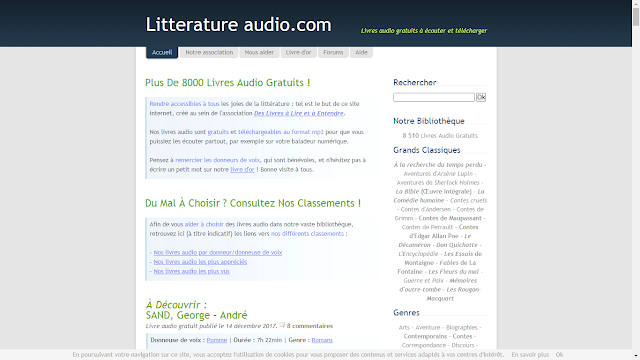 Litterature audio - Livres audio gratuits à écouter et télécharger