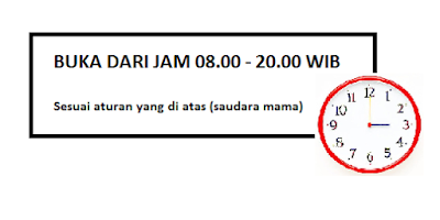 jam buka proses jual beli tak kasat mata di rumahku