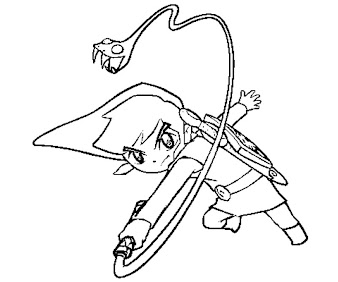 #4 Link Coloring Page