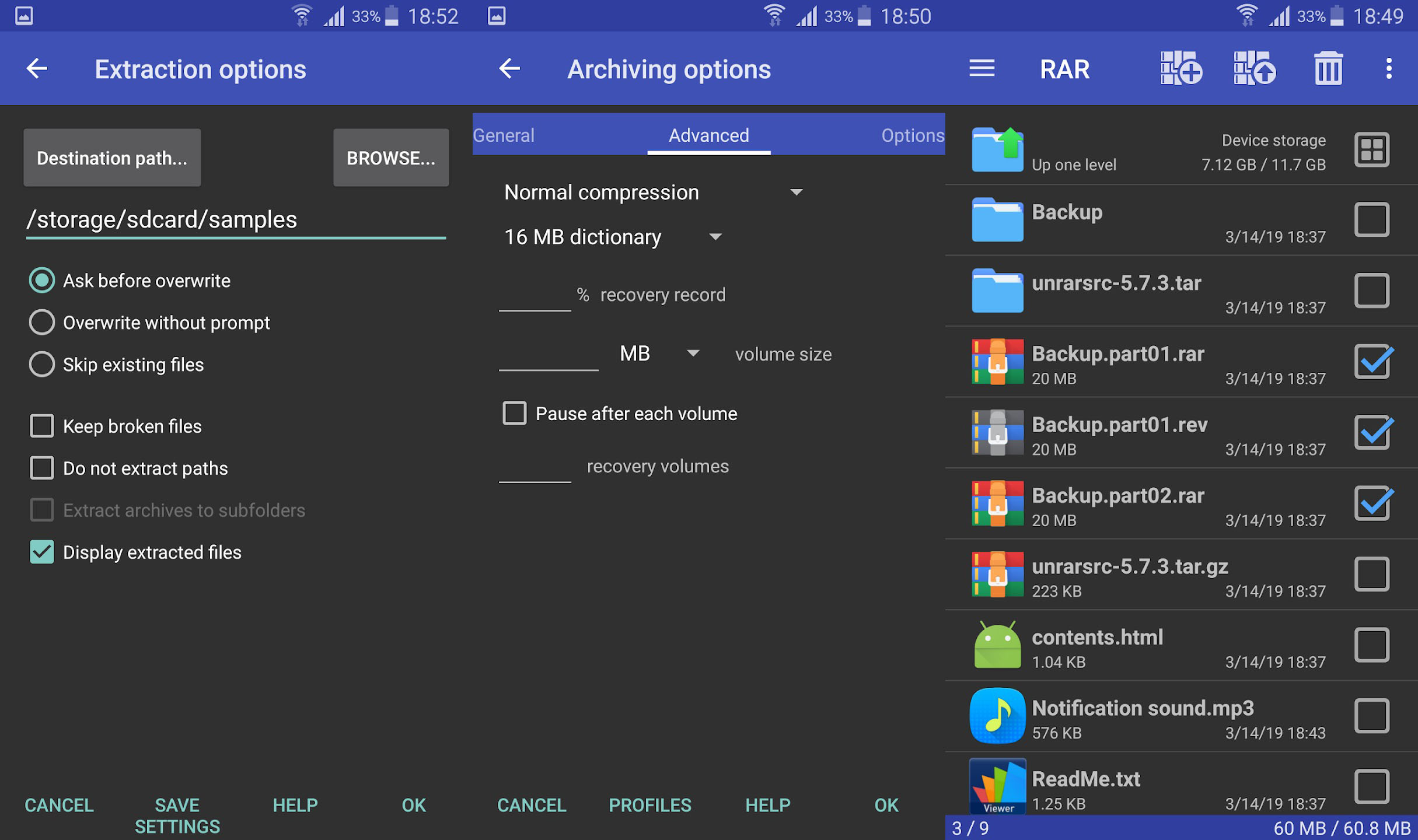 rar zip file extractor