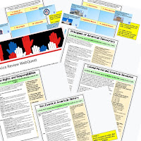 Civics & Government Activity Pages, Civics & Government Digital Escape Room, Civics & Government Test Prep, No Prep, Digital Substitute Plan