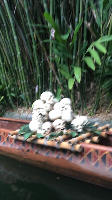 Boat Filled With Human Skulls Jungle Cruise Ride Disneyland