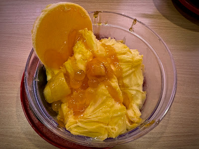 Sushiro, mango shave ice