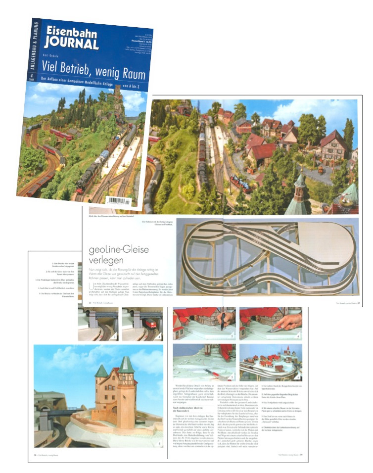 The layout has been featured in a number of German model railroad 
