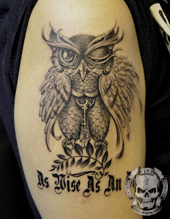 Shoulder Owl Tattoos