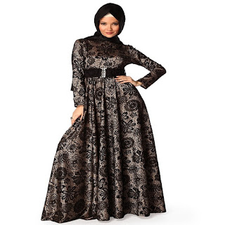 model baju gamis terbaru lebaran