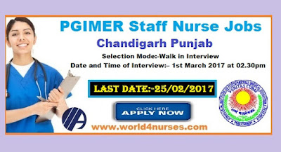 Selection Mode:-Walk in Interview  Date and Time of Interview:– 1st March 2017 at 02.30pm