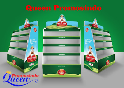 Cardboard Display  Rak  Promosi Barang Promosi 