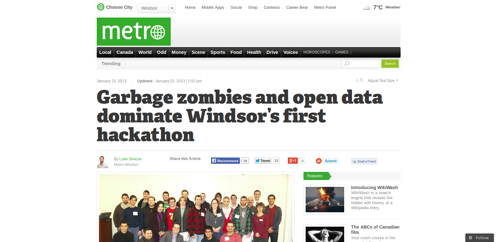 http://metronews.ca/news/windsor/519051/garbage-zombies-and-open-data-dominate-windsors-first-hackathon/