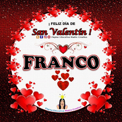 Feliz Día de San Valentín - Nombre Franco