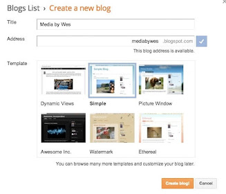 how to create blog on blogger