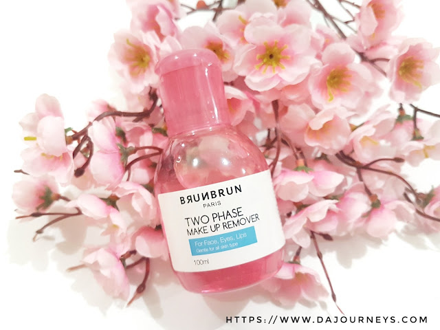 Review BrunBrun Paris Two Phase Make Up Remover