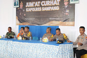 Jum'at Curhat, Kapolres Sampang Dukung Program Kades Pacangga’an Selamatkan Generasi Muda dari Bahaya Narkoba