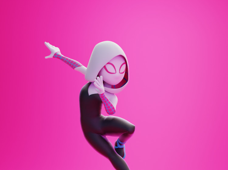 Blueprint dan Source File Spider-Gwen