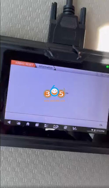 OBDSTAR P50 Reset Honda CR-V 2015 Airbag via OBD 7