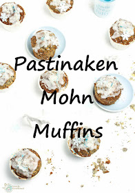 Muffins mit Pastinaken und Mohn