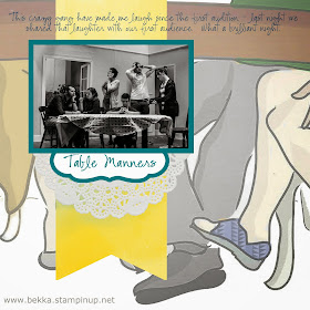 Table Manners Digital Scrapbook Page check out this blog for more ideas