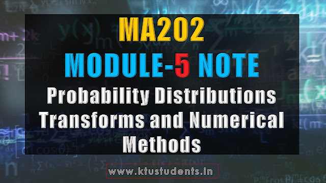 ma202 note module 5