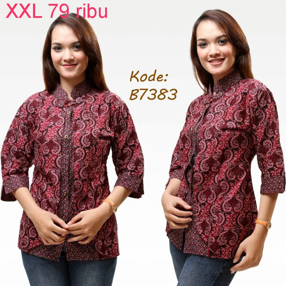  Model  Baju  Batik Kantor  Model  Baju  Batik